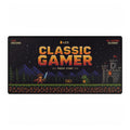 Classic Gamer Desk Mat — Retro Pixel Video Game Mouse Pad