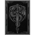 Gamer Guild Woven Wall Tapestry — Rustic MMO-Inspired Guild Banner