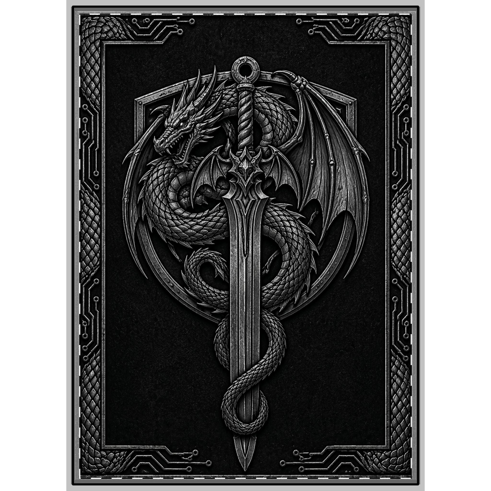 Gamer Guild Woven Wall Tapestry — Rustic MMO-Inspired Guild Banner